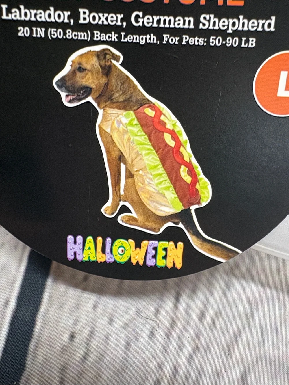 Vibrant Hot Dog Pet Costume in Green & Red